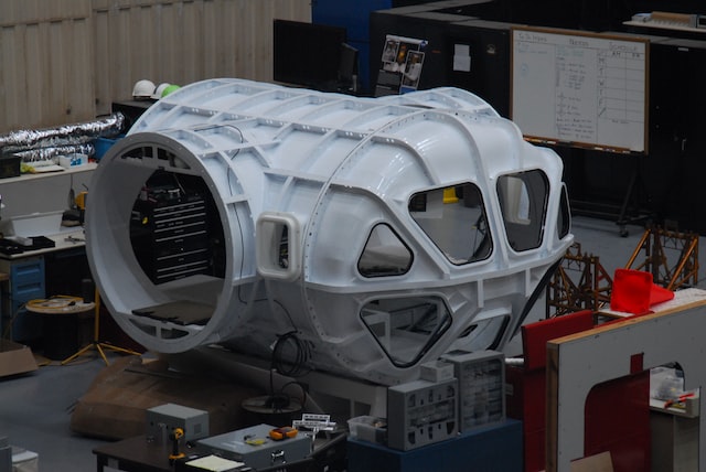 mars rover prototype at johnson space center in houston texas